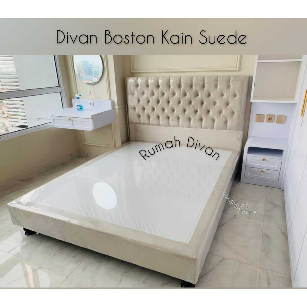 divan dipan tempat tidur alas kasur springbed sandaran boston motif best seller bisa pilih warna divan dipan tempat tidur alas kasur springbed sandaran boston motif best seller bisa pilih warna