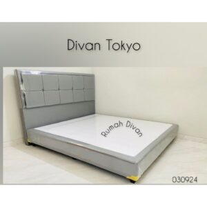 tempat tidur divan dipan ranjang alas kasur springbed sandaran tokyo minimalis bisa pilih warna