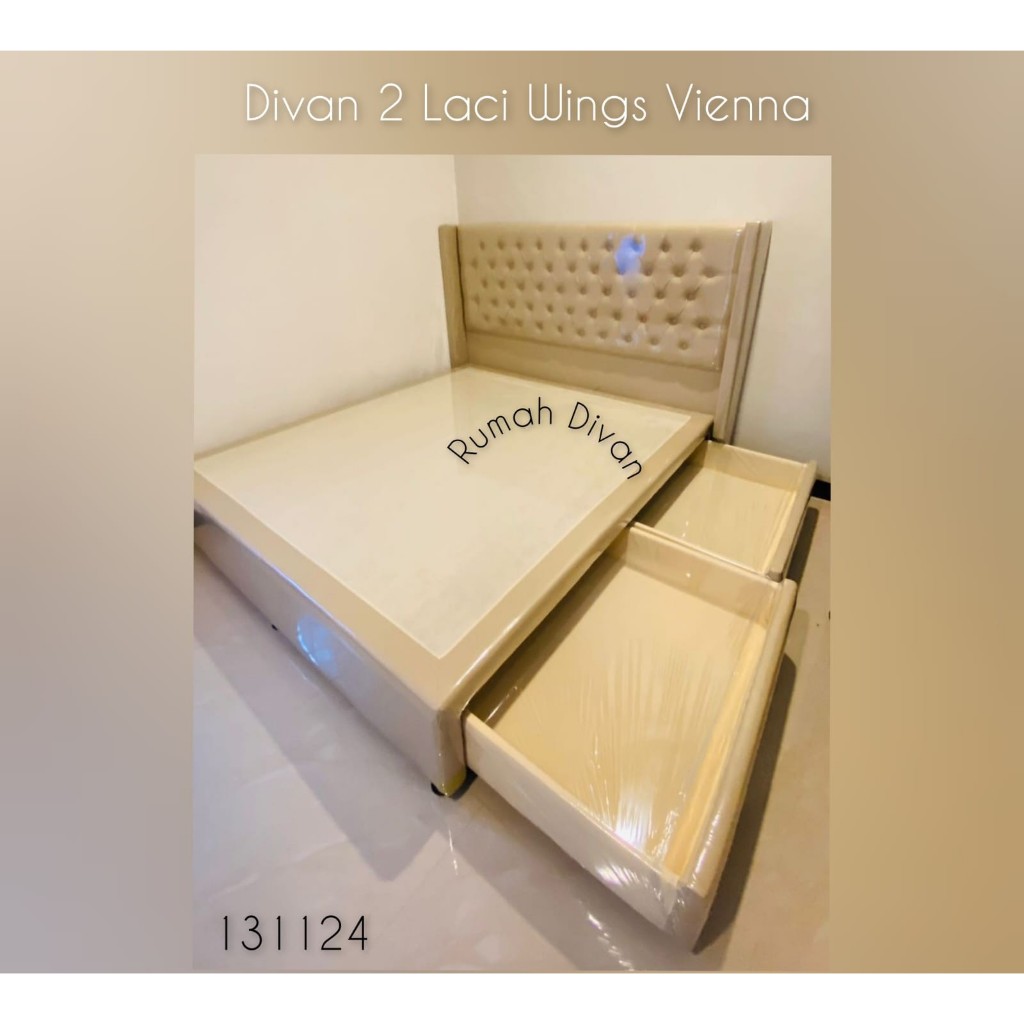 tempat tidur divan 2 laci besar wings vienna belum termasuk kasur bisa pilih warna dan ukuran tempat tidur divan 2 laci besar wings vienna belum termasuk kasur bisa pilih warna dan ukuran