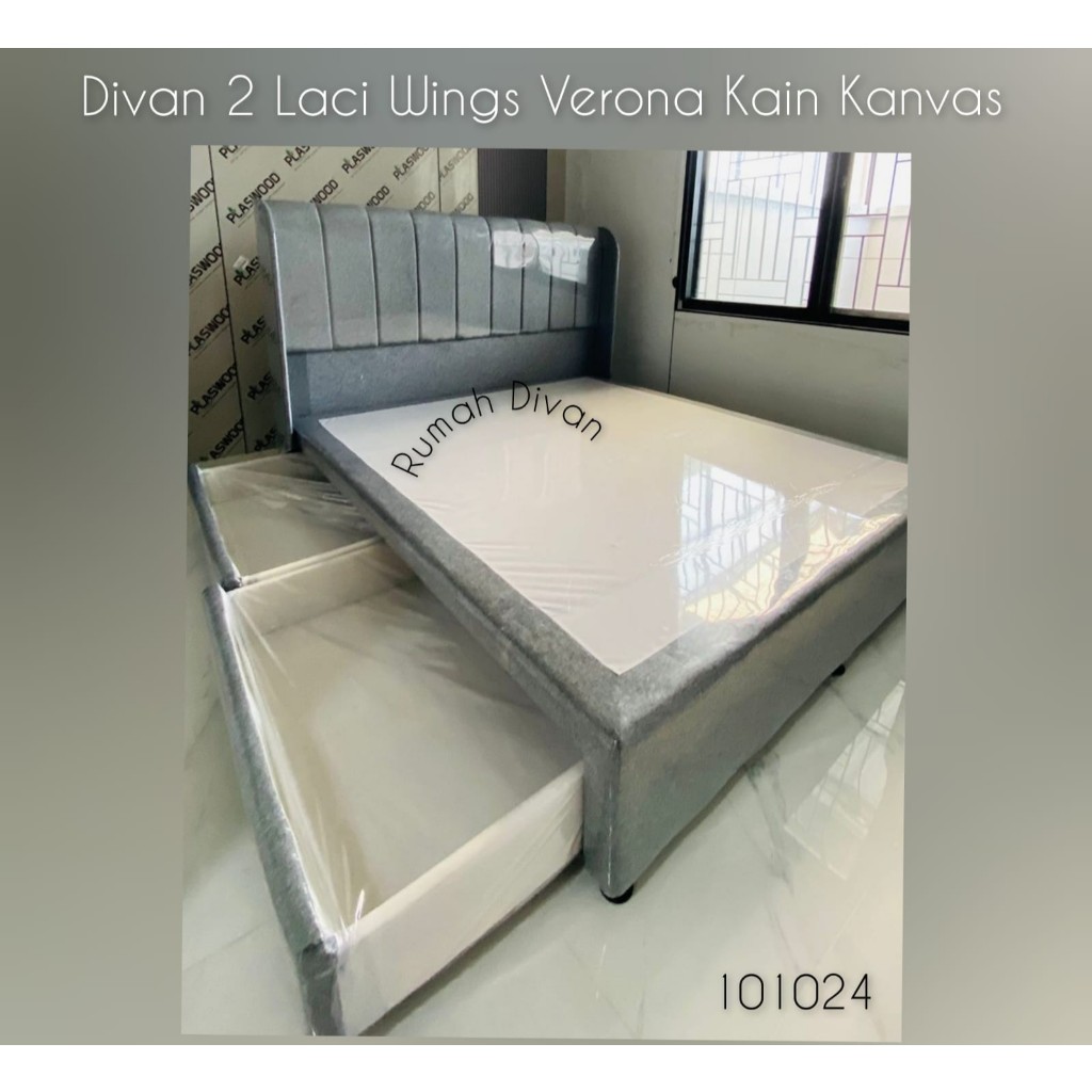 divan dipan tempat tidur 2 laci besar wings verona alas kasur springbed divan dipan tempat tidur 2 laci besar wings verona alas kasur springbed
