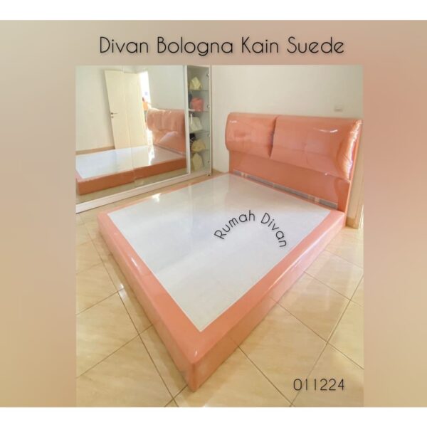 divan dipan ranjang tempat tidur sandaran bologna bisa pilih warna alas kasur springbed