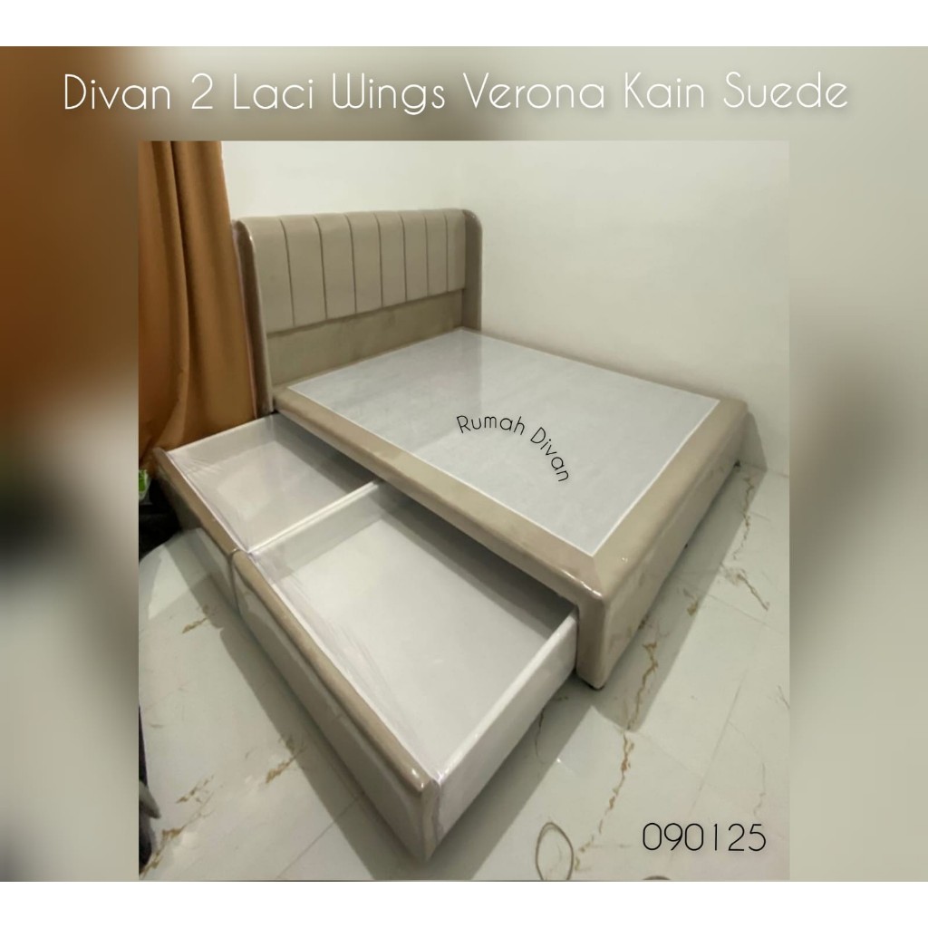 divan dipan tempat tidur 2 laci besar wings verona alas kasur springbed divan dipan tempat tidur 2 laci besar wings verona alas kasur springbed