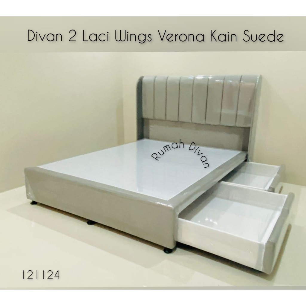 divan dipan tempat tidur 2 laci besar wings verona alas kasur springbed divan dipan tempat tidur 2 laci besar wings verona alas kasur springbed