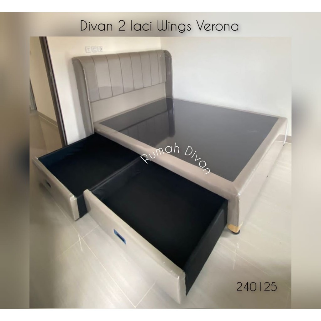 divan dipan tempat tidur 2 laci besar wings verona oscar alas kasur springbed divan dipan tempat tidur 2 laci besar wings verona oscar alas kasur springbed