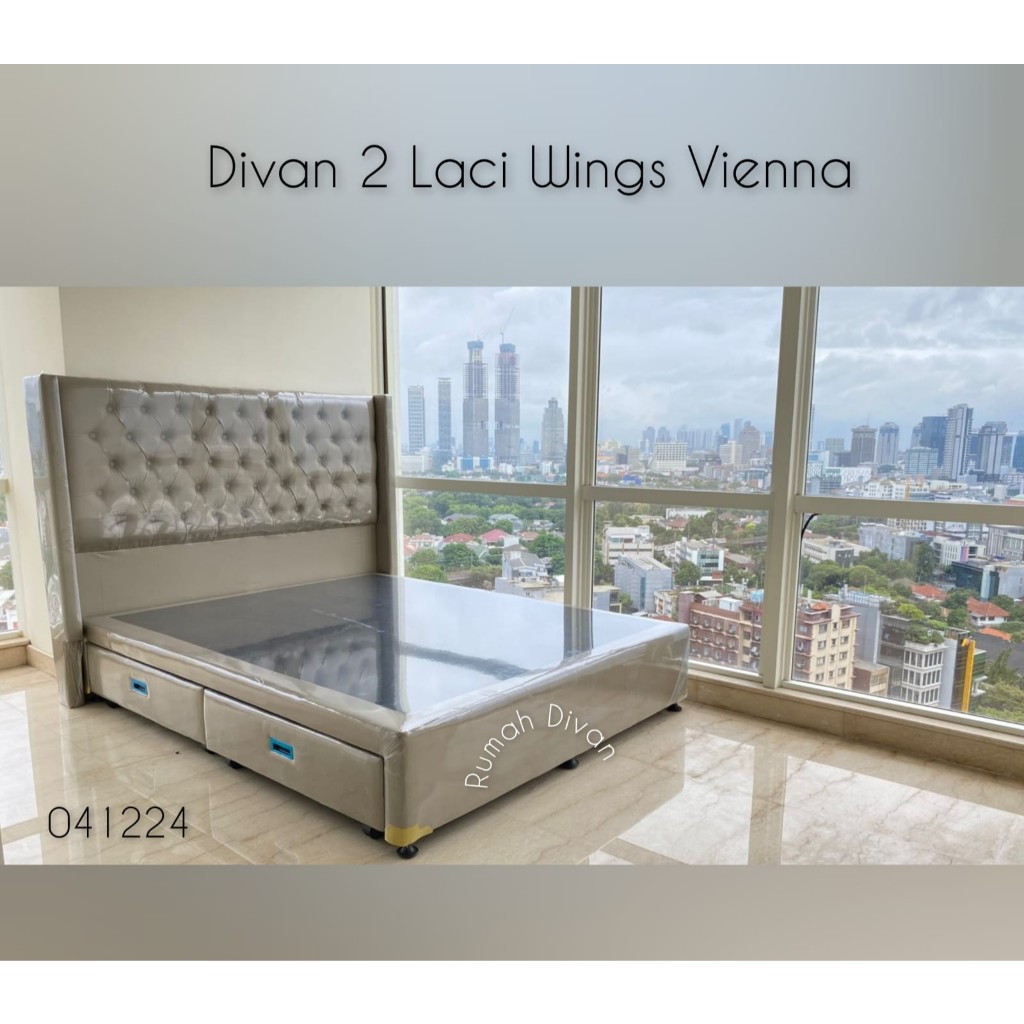 tempat tidur divan 2 laci besar wings vienna belum termasuk kasur bisa pilih warna dan ukuran tempat tidur divan 2 laci besar wings vienna belum termasuk kasur bisa pilih warna dan ukuran