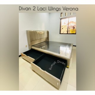 divan dipan tempat tidur 2 laci besar wings verona oscar alas kasur springbed divan dipan tempat tidur 2 laci besar wings verona oscar alas kasur springbed