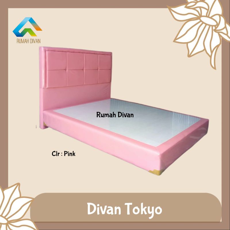 tempat tidur divan dipan ranjang alas kasur springbed sandaran tokyo minimalis bisa pilih warna tempat tidur divan dipan ranjang alas kasur springbed sandaran tokyo minimalis bisa pilih warna