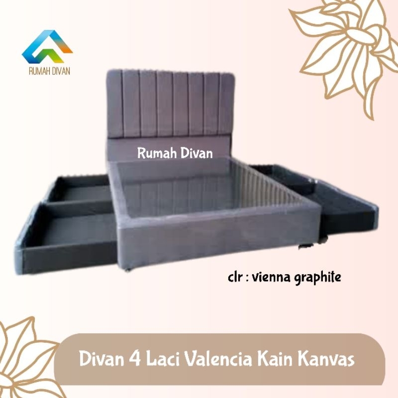 divan dipan ranjang tempat tidur plus 2 box laci hb valencia verona sandaran tinggi minimalis divan dipan ranjang tempat tidur plus 2 box laci hb valencia verona sandaran tinggi minimalis