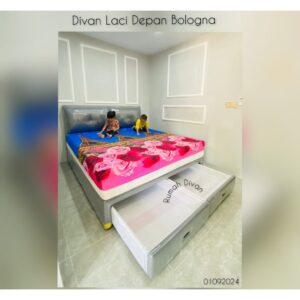 divan dipan tempat tidur laci depan sandaran bologna sandaran empuk