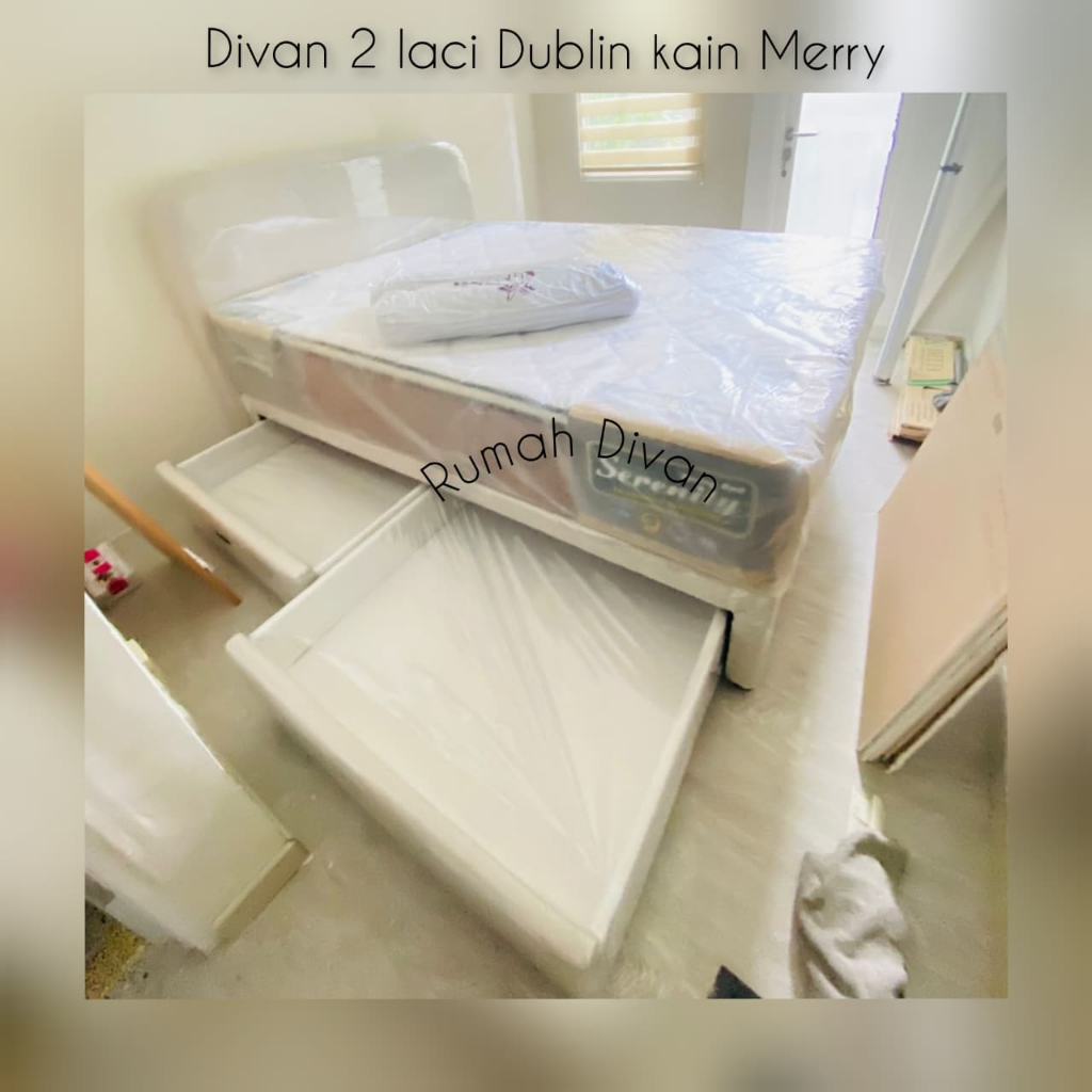 divan dipan tempat tidur 2 laci sandaran dublin divan dipan tempat tidur 2 laci sandaran dublin